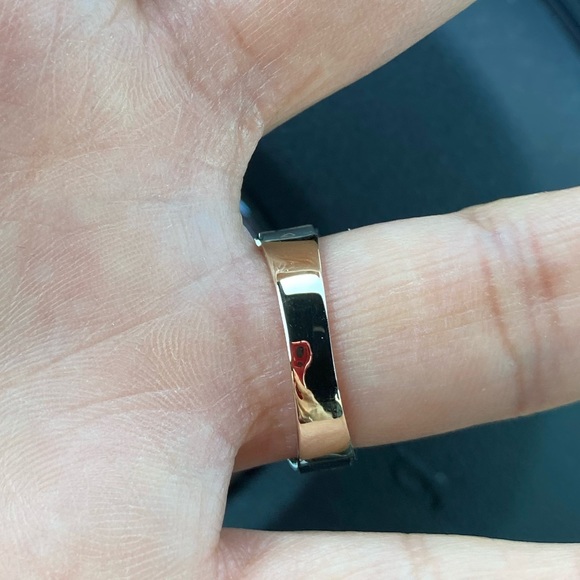 8mm Mens Engagement Ring Solid 14k Yellow Gold - Picture 5 of 15